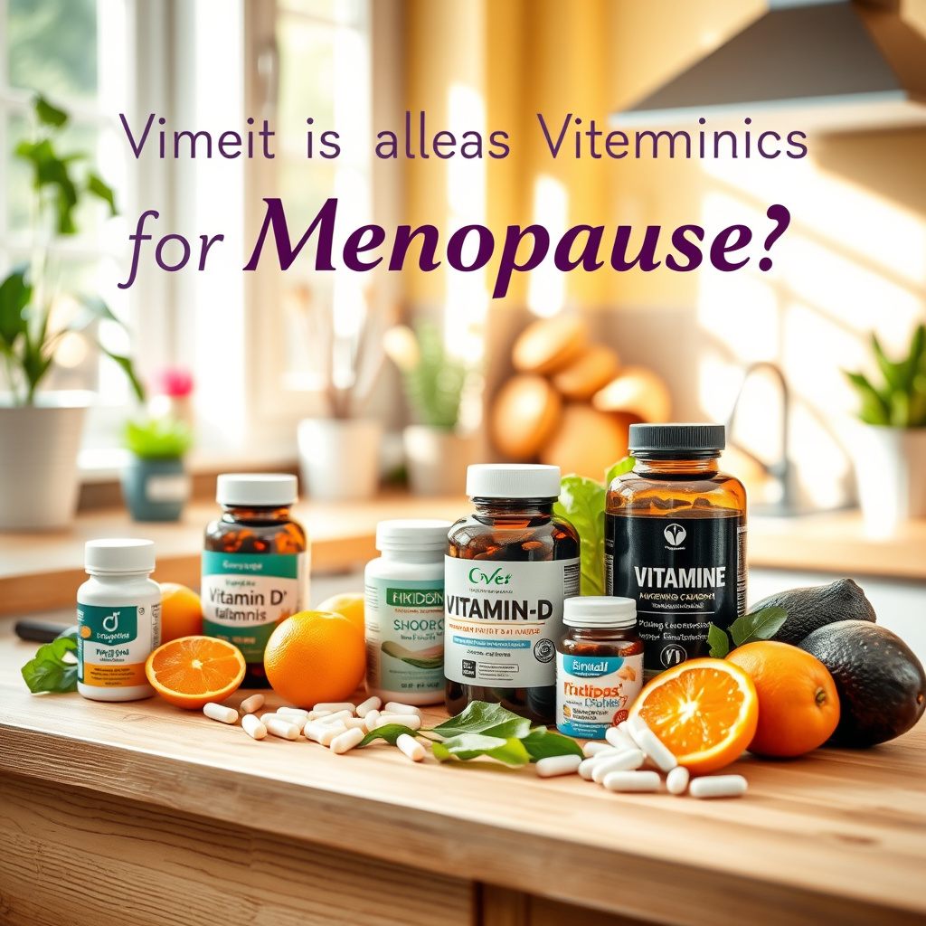 Qual a Melhor Vitamina para Menopausa? Descubra Aqui!