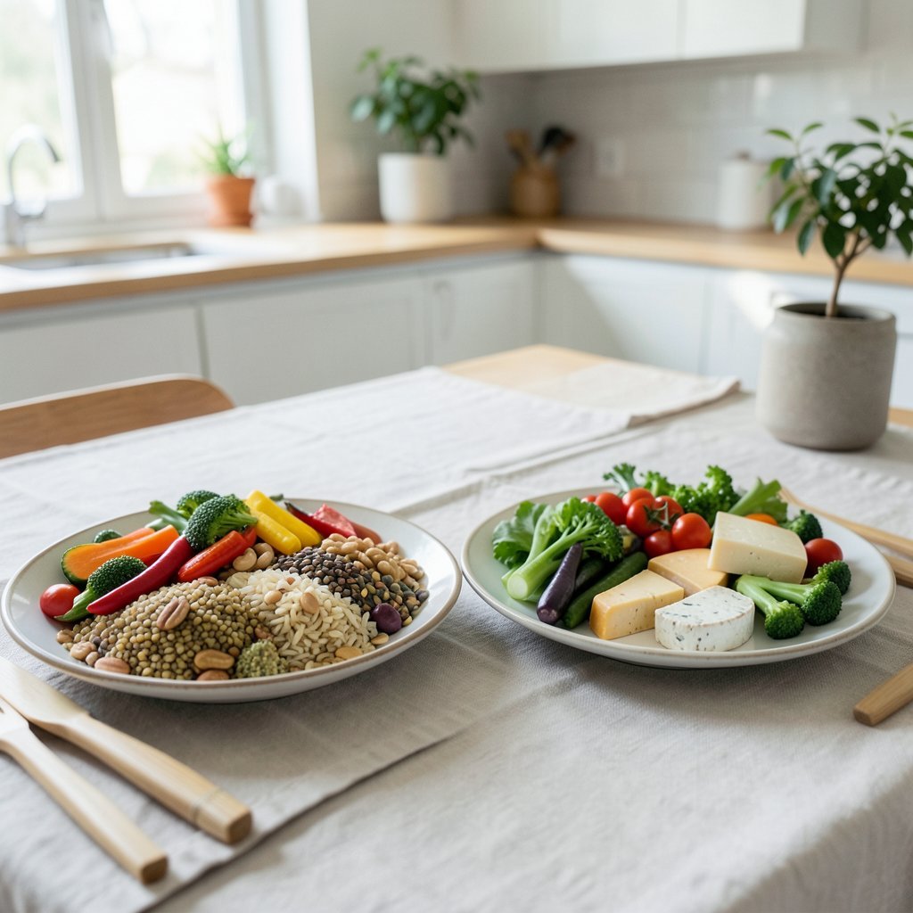 Comparativo: veganismo vs. vegetarianismo: qual é a melhor opção?